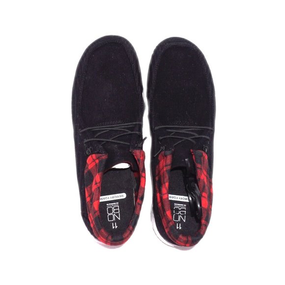 No Boundries NoBo Black Corduroy Lace Up Loafers Women's Size 11 NWOT - Picture 4 of 6